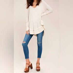 WE THE FREE | *OVERSIZED* Waffle Thermal with Thumbholes